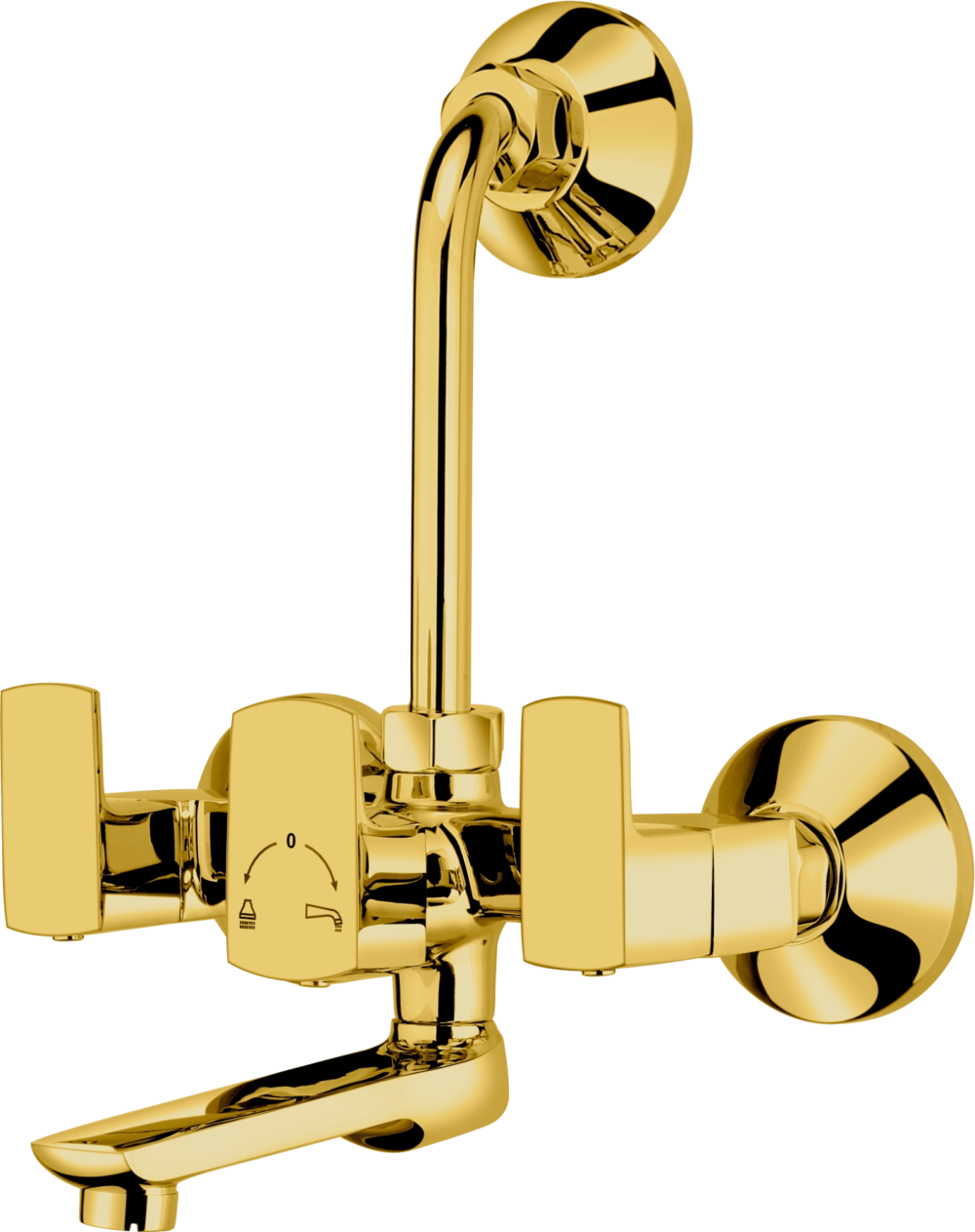 2 In 1 Wall Mixer With Bend - Image 1