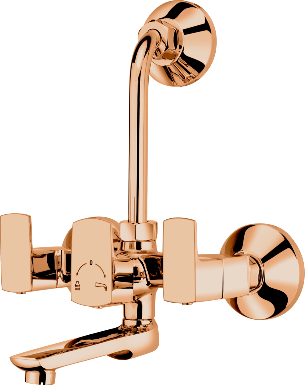 2 In 1 Wall Mixer With Bend - Image 1