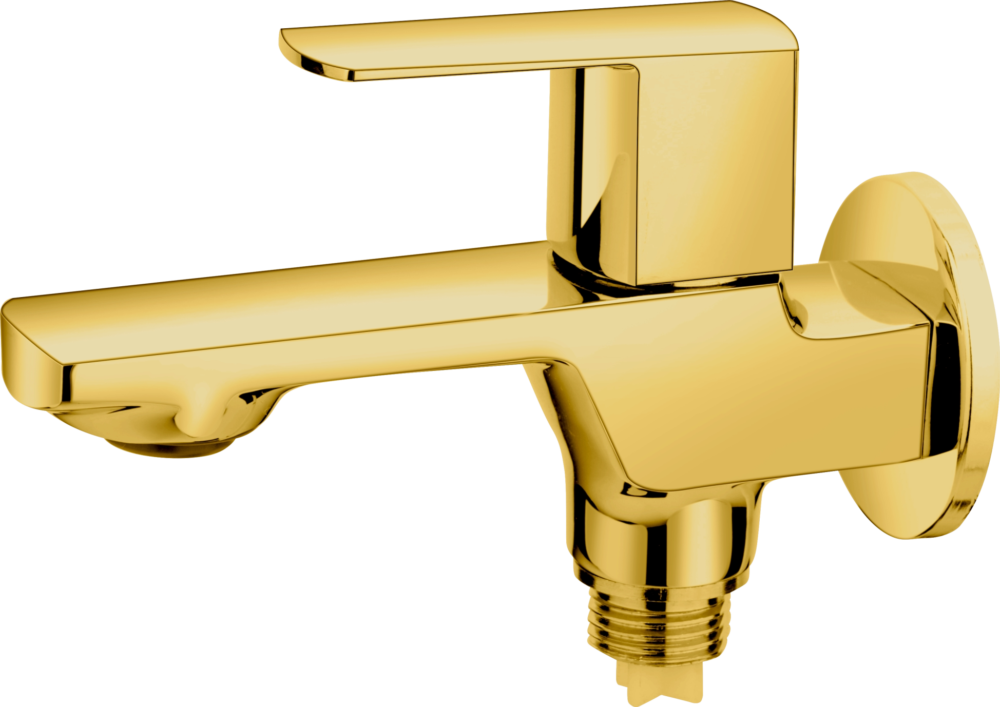2 Way Bib Cock With Wall Flange - Image 1