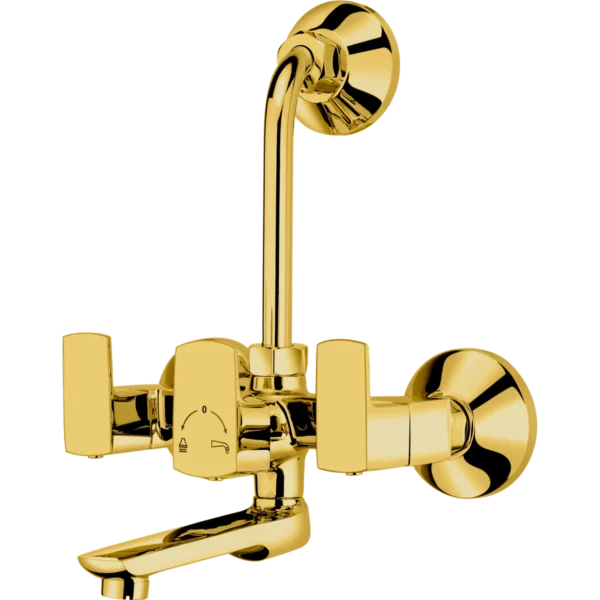 2 In 1 Wall Mixer With Bend
