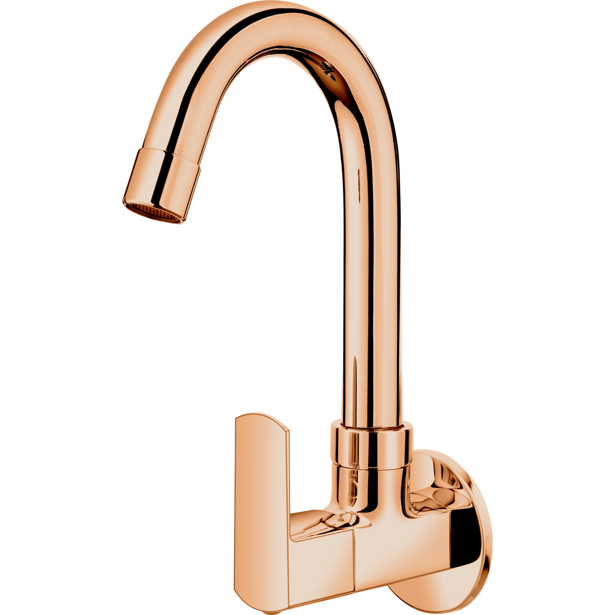 Sink Cock With Wall Flange